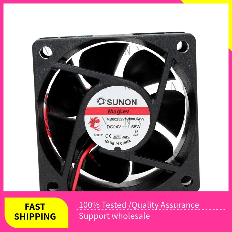 

GGT FOR SUNON MB60252V1-000C-A99 6025 24V 1.68W 6cm Magnetic Levitation Fan