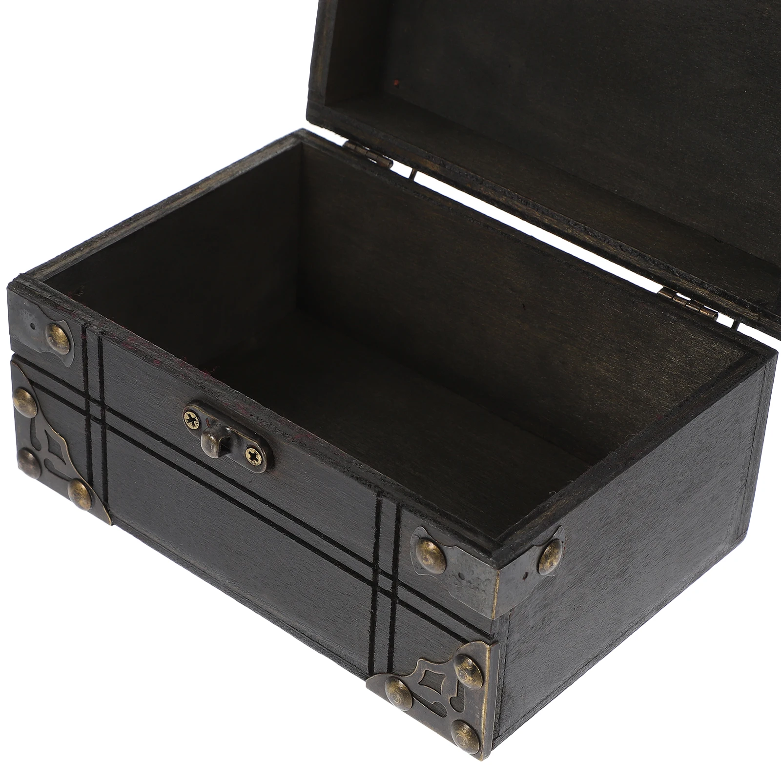 

Boys Vintage Jewelry Box Man Treasure Chest Wood Storage Trinket Boxes for Women