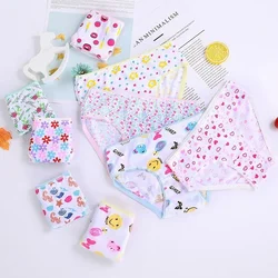 12pc/Lot Baby Girls Underwear Cotton Panties Kids Short Briefs Children Underpants