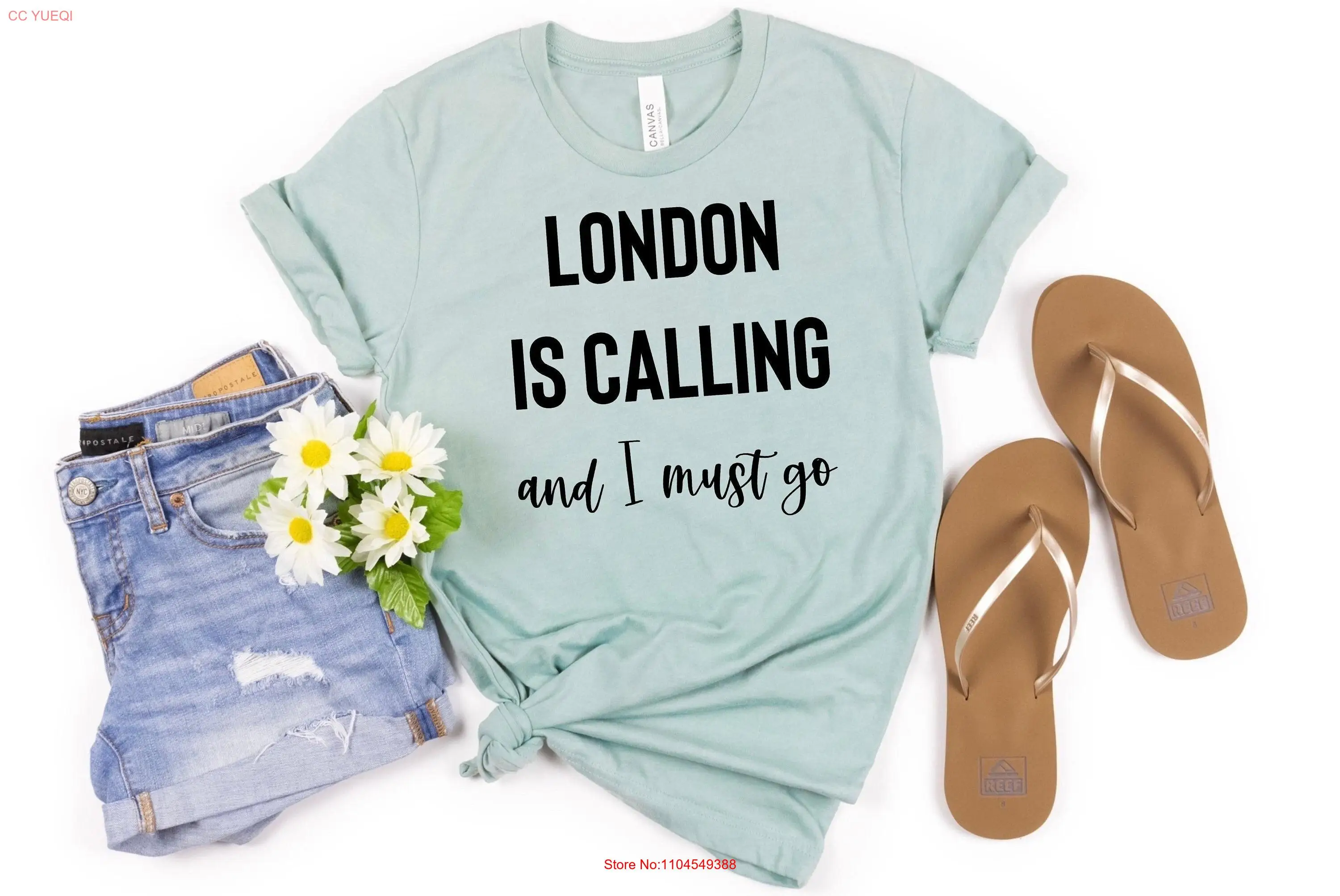 

London T Shirt is Calling I Must Go United Kingdom UK Trip Lover long or short sleeves