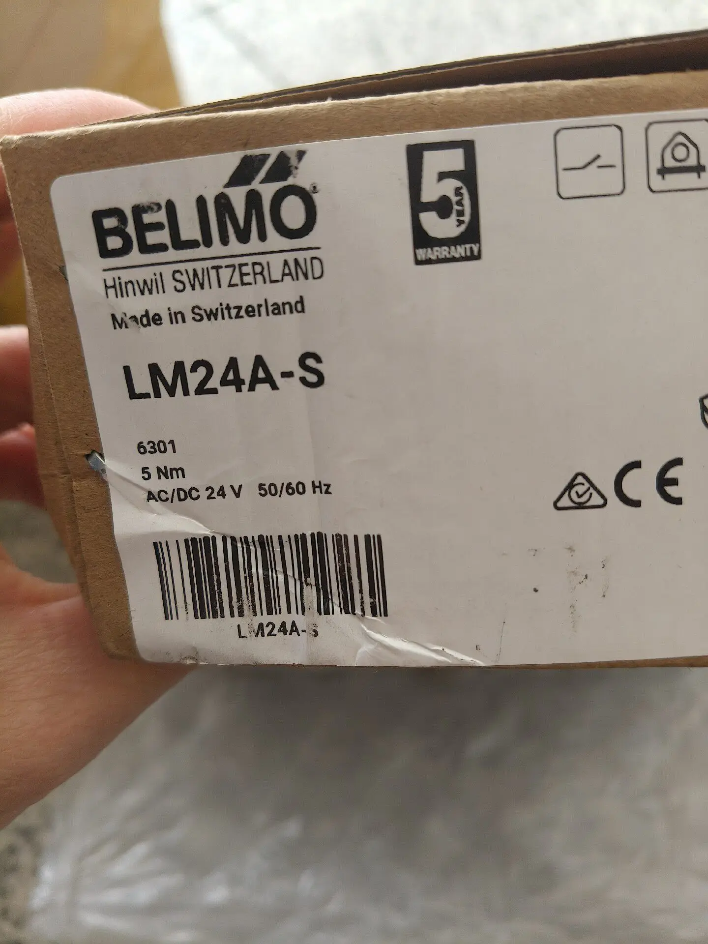 New Bolimo BELIMOLM24A-S air valve actuator new in Stock