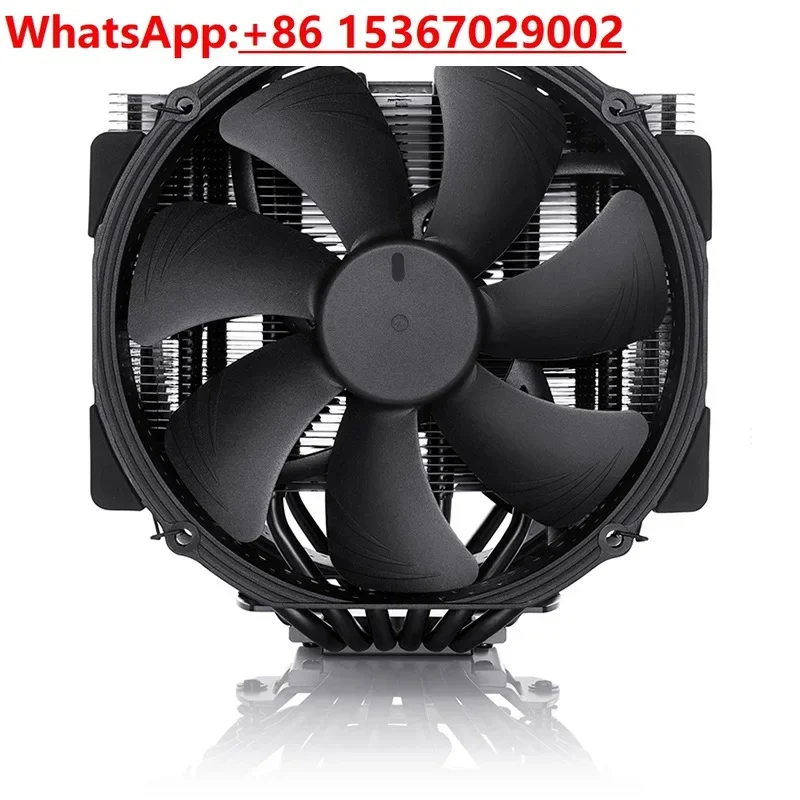 Owl NH-D15 chromax.black black version, double tower A15 fan, multi-platform CPU radiator