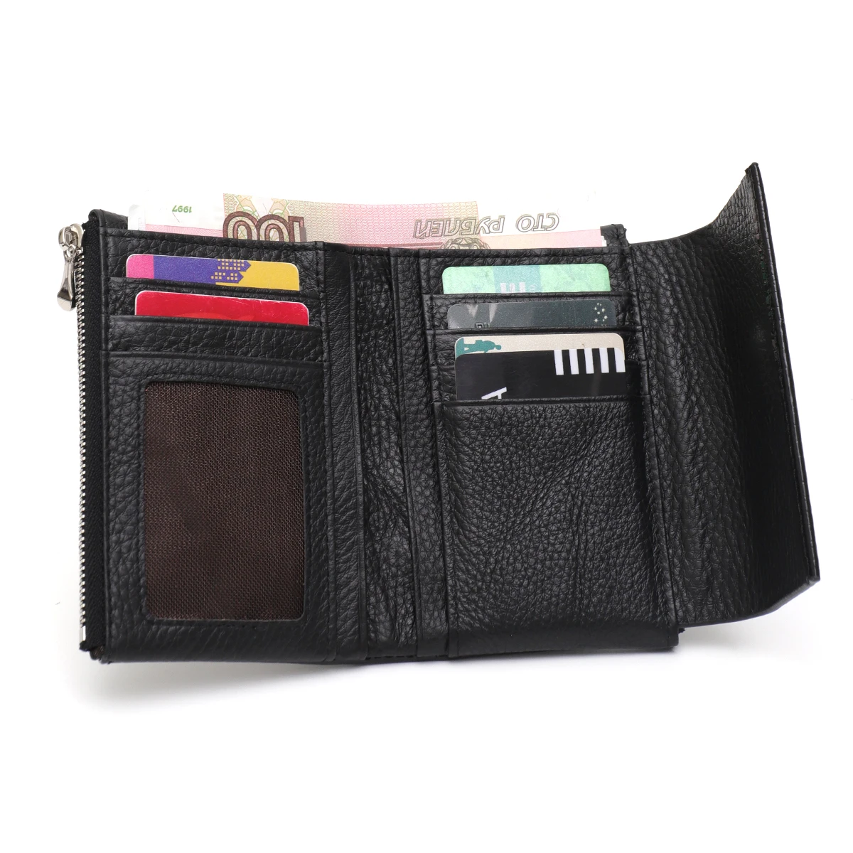 SC Dames Luxe Croc Patroon Lakleer Korte Portemonnee Driebladige Portemonnee Kaarthouder Multi Zakken Geld Slots Draagbaar Dagelijks