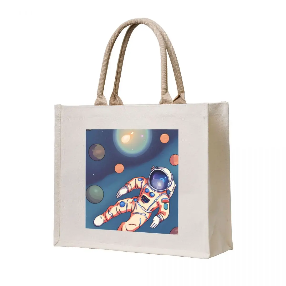 

relaxed astronaut Tote Bag Beach bag Shopper reusable grocery bags Women's bags