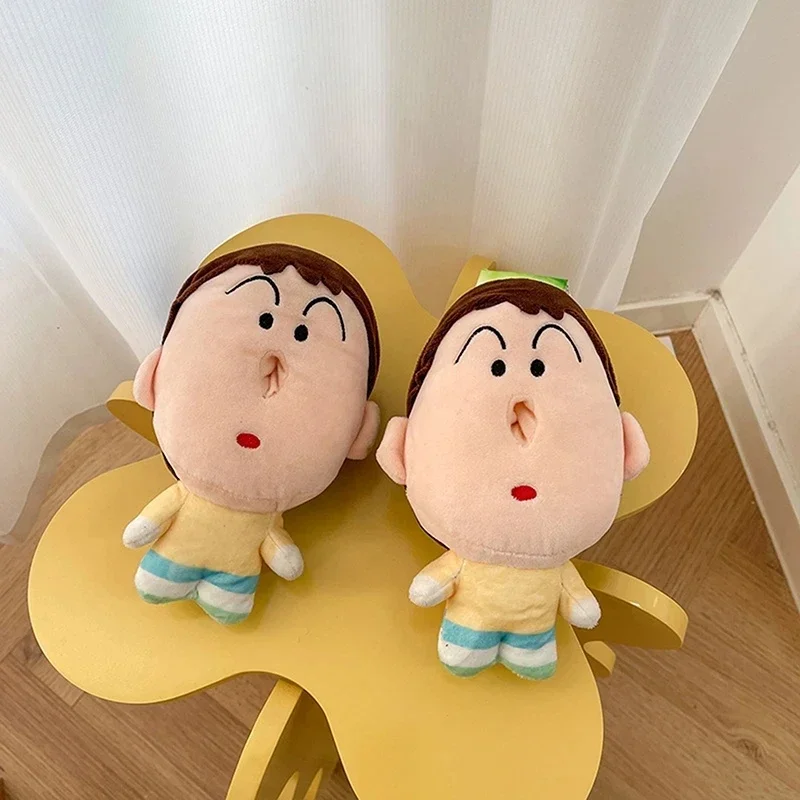 21cm Anime kredka Shin-Chan bouchan pudełko na chusteczki oryginalność pluszowa lalka zabawny projekt pluszowe wypełnione brelok torba dla pary