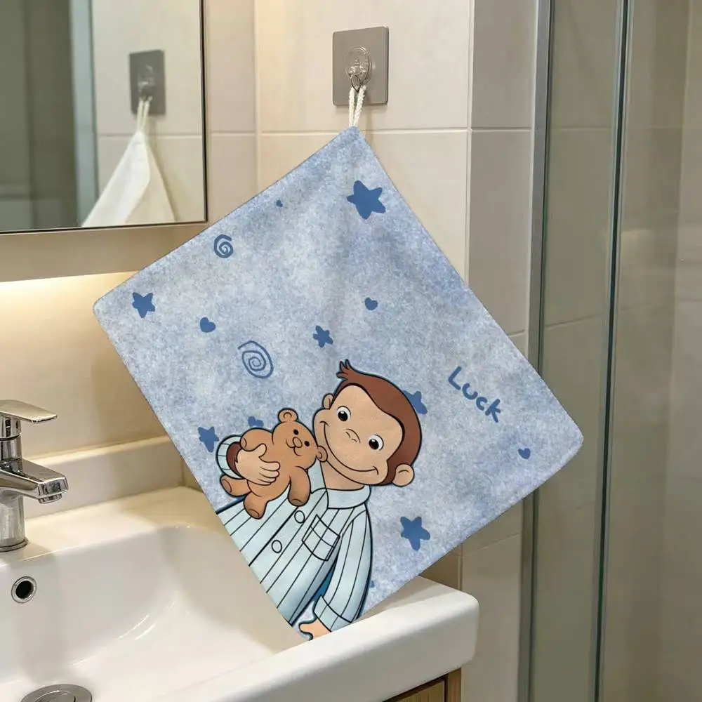 Dark Aesthetic Vampire Diaries Polyester Cotton Daily Towel Hanging Kitchen Hand Wiping Cloth Durable for Whole House Use
