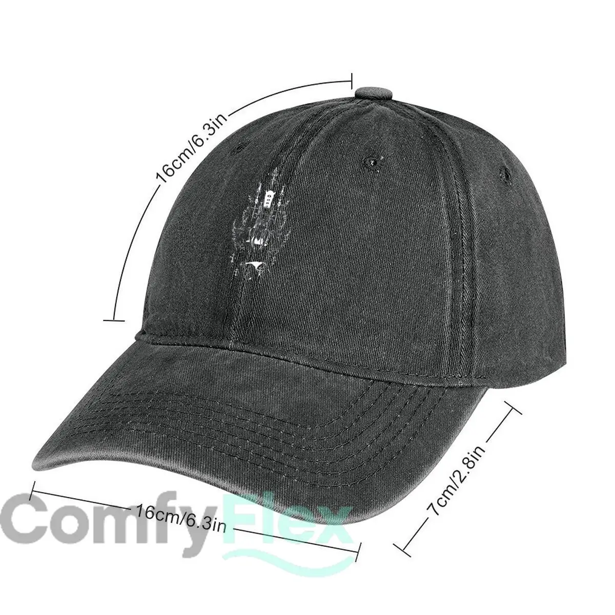 หมวกเบสบอลลายกราฟิกแนวดาร์กแฟนตาซี สไตล์วินเทจ สำหรับผู้หญิง ผู้ชาย และทุกเพศ แฟชั่นฮิปฮอป