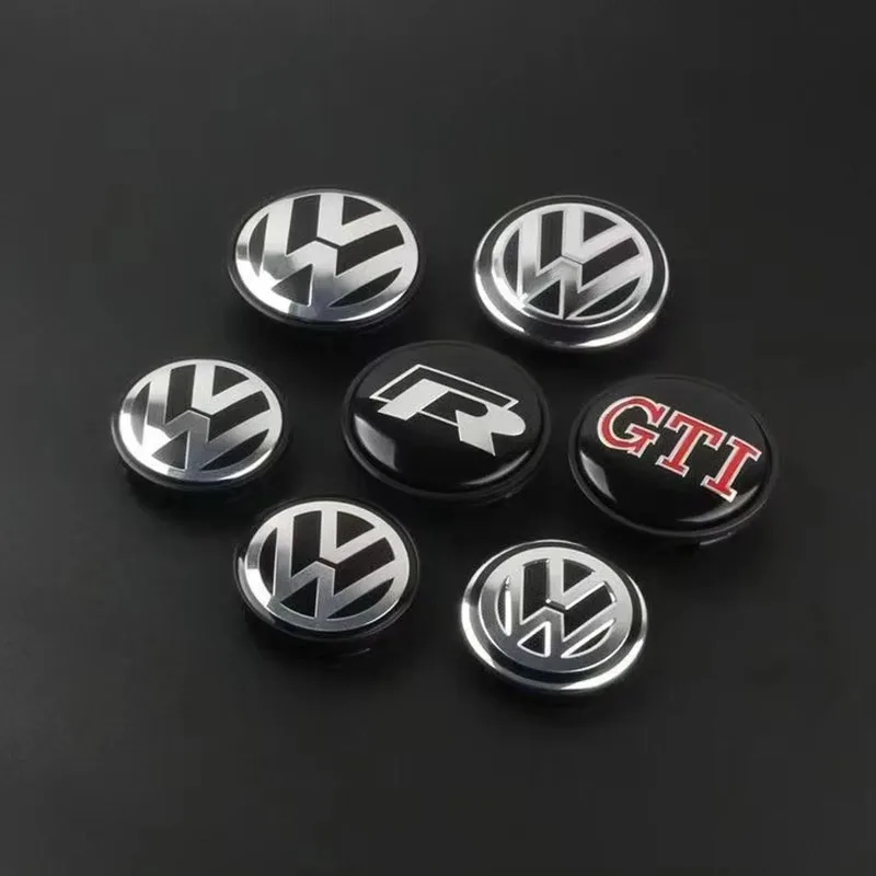 

40pcs 65mm 66mm 3B 5G 5H For Golf Passat Beetle CC Bora Polo Touareg Tiguan VW Wheel Center Cap Car Hubcap Badge Emblem Logo