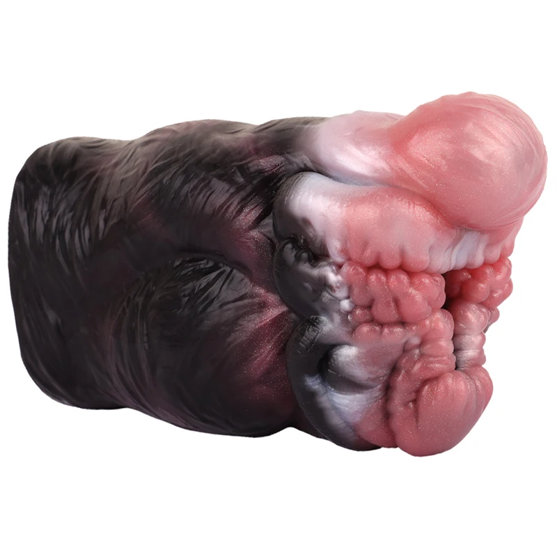 17.5*11cm 1Hole 'Ball Tail' Alien Goat Monster Vagina Mutant Pocket Pussy Male Masturbator Sex Toys for Men Penis Penetration