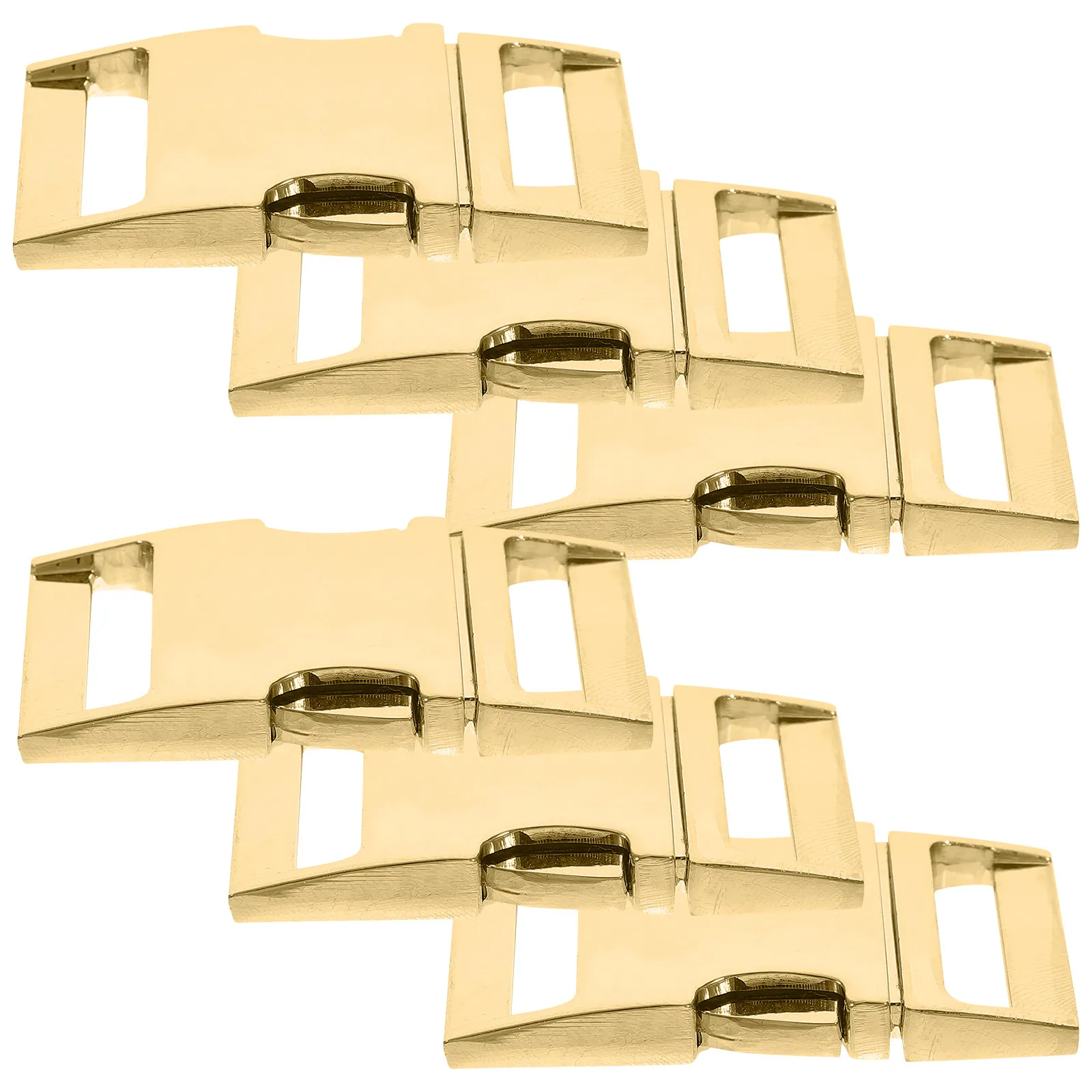 

6Pcs Lightweight Alloy Side Release Buckles Professional Backpack Buckle Replacements Multi-Function Strap Buckles