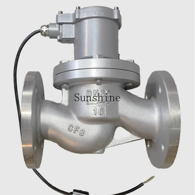 

Stainless steel flange explosion-proof water and oil high temperature steam solenoid control valve 220V24v