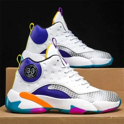 41-42 Oversize Mans High Top Shoes Child Basketball Shoes Ankle Boots 2024 Sneakers Sports Comfort Hand Made Outside