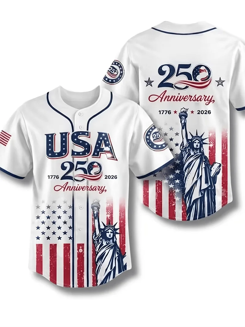 野球ジャージ USA 250 野球ジャージ レトロ自由の女神 - Mens Fashion Baseball Jersey のレビューと価格