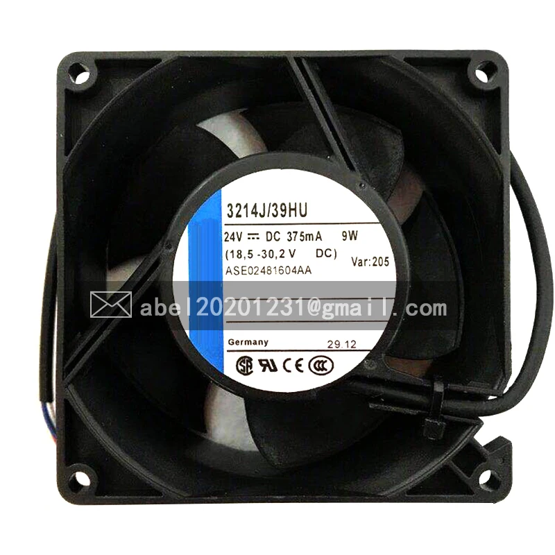 

BRAND NEW ORIGINAL 3214J/39HU 3214 J/39 HU 3214J/39NU 3214J/39 NU DC 24V 9W COOLING FAN 9038 9CM 90*90*38MM