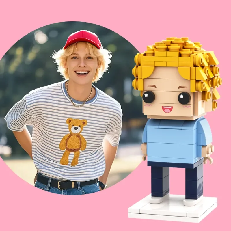 

Character Photo Toy Brick Me Gifts Full Body Custom Brick Figures Small Particle Block My Custom Brickfigures Building Blocks