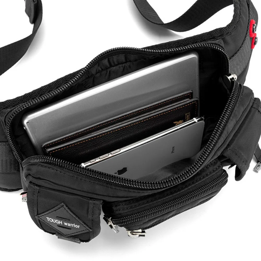 Men's Waist Bag Multifunctional Oxford 4