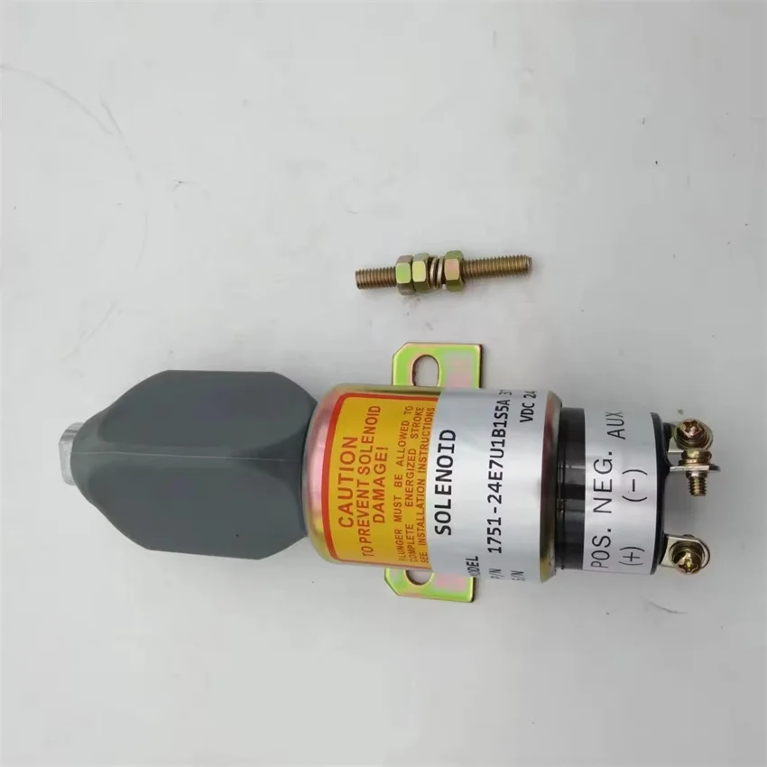 Diesel Generator Spare Parts 24V Fuel Stop Solenoid Valve 1751-24E7U1B1S5A