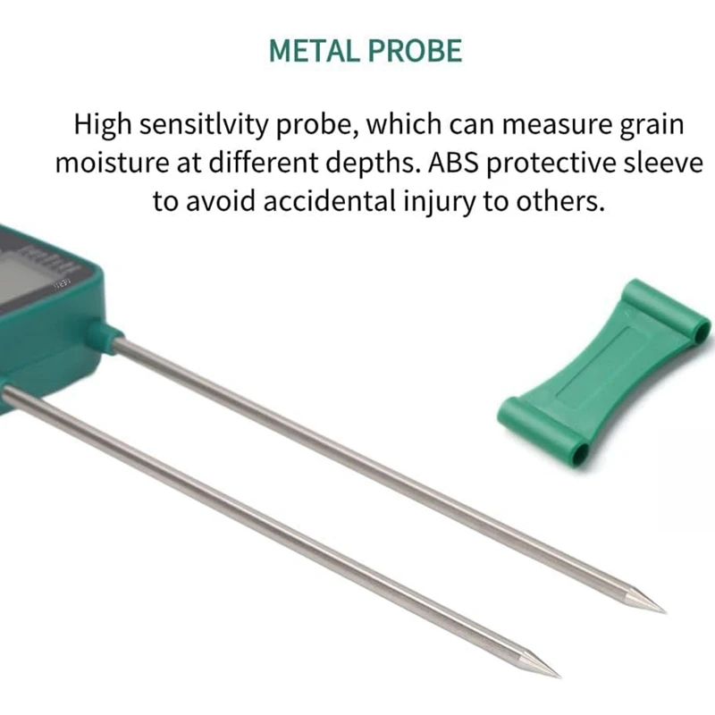 Digital Grain Moisture Meter Tester For Wheat,Corn,Rice,Peanut,Soybean,Flour,Feed,Peanuts,Sesame,Sorghum