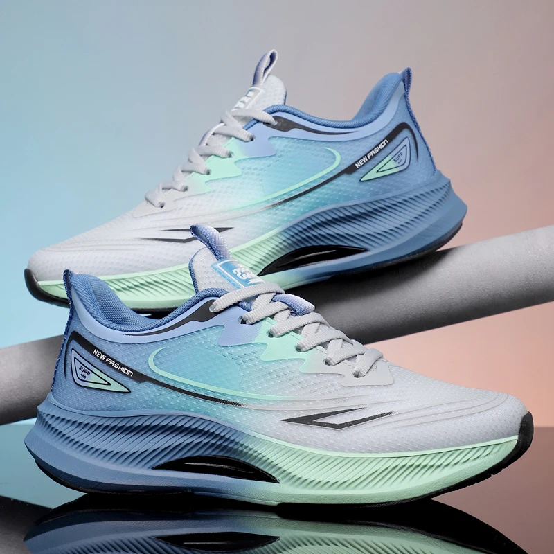 Heren herfst nieuwe collectie zwarte leren schoenen - ademende stijlvolle sneakers met dikke zool, casual en sportief, veelzijdig en lichtgewicht