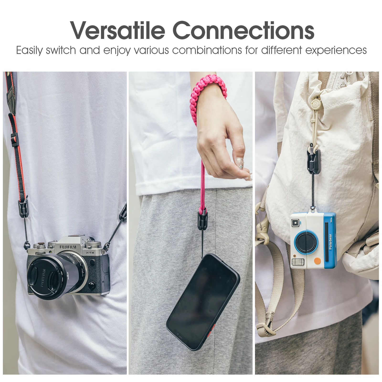 Ulanzi falcam zwei maglink magnetische Schnell verschluss schnallen zwischen Kamera Schulter gurt und Sony Canon Nikon Smartphone