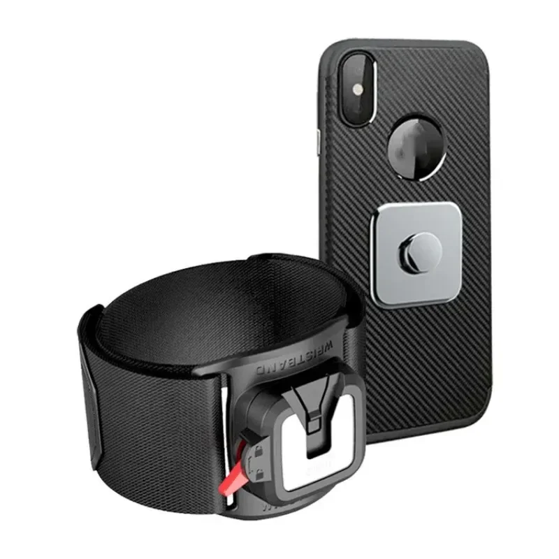 

360 Rotatable Wristband Cell Phone Wrist Holder Biking Detachable Armband Cellphone Bracket For Iphone 15 Pro Max Accessories