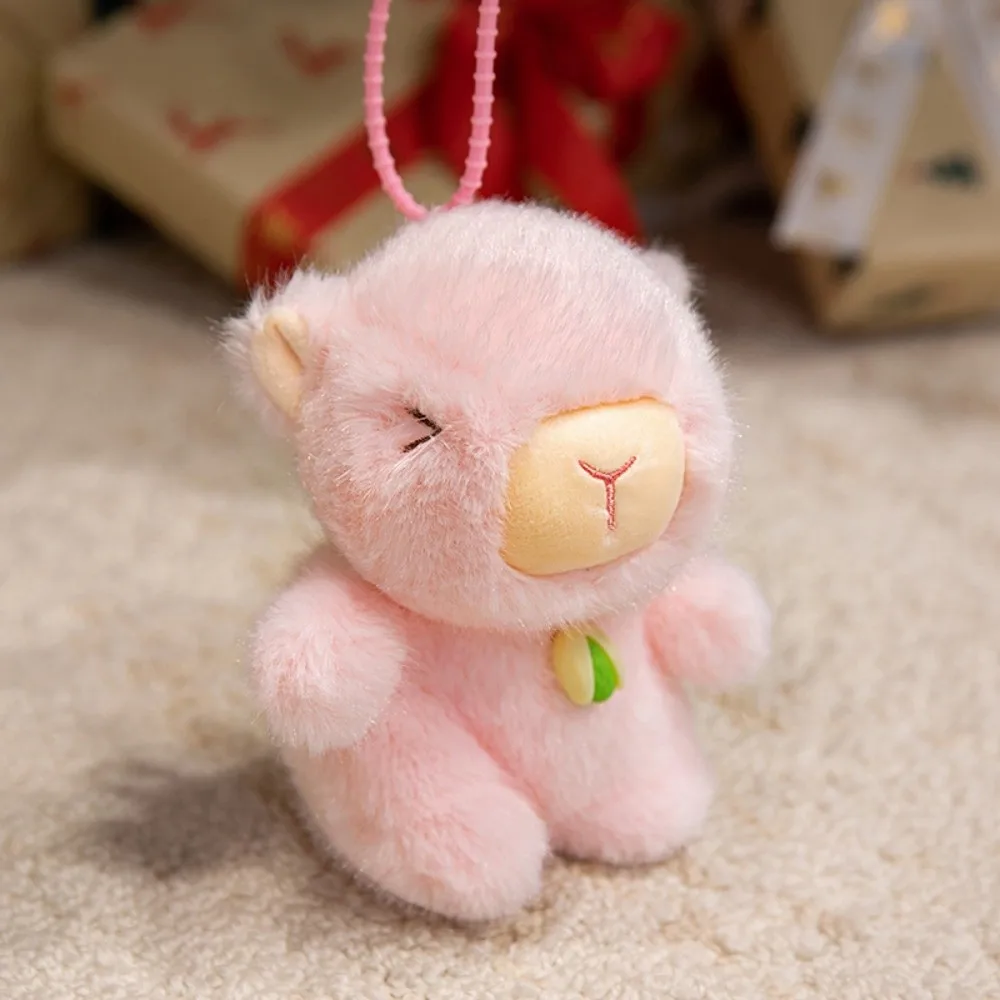 Ciondolo per bambola Capyabra profumato Pistacchio Dado Animale Pecora Peluche Portachiavi Elepant Comfort Panda Portachiavi per bambola di peluche