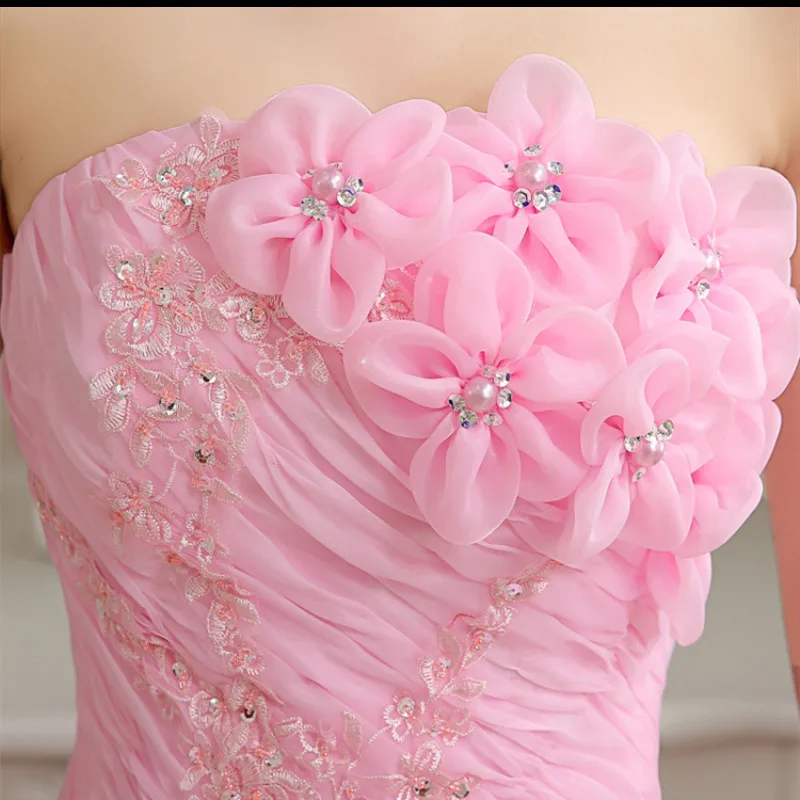 Ruthshen Baljurk Zoete Roze Vestidos De 15 Bloemen Goedkope Quinceanera Jurken Sweet 16 Debutante Jurken 2023 Robe De Bal