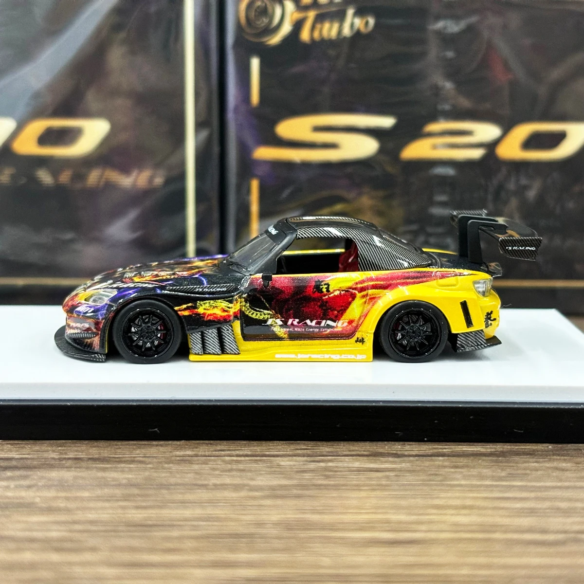 سيارة مايكرو توربو 1:64 S2000 JS RACING DEMON KING Diecast #5