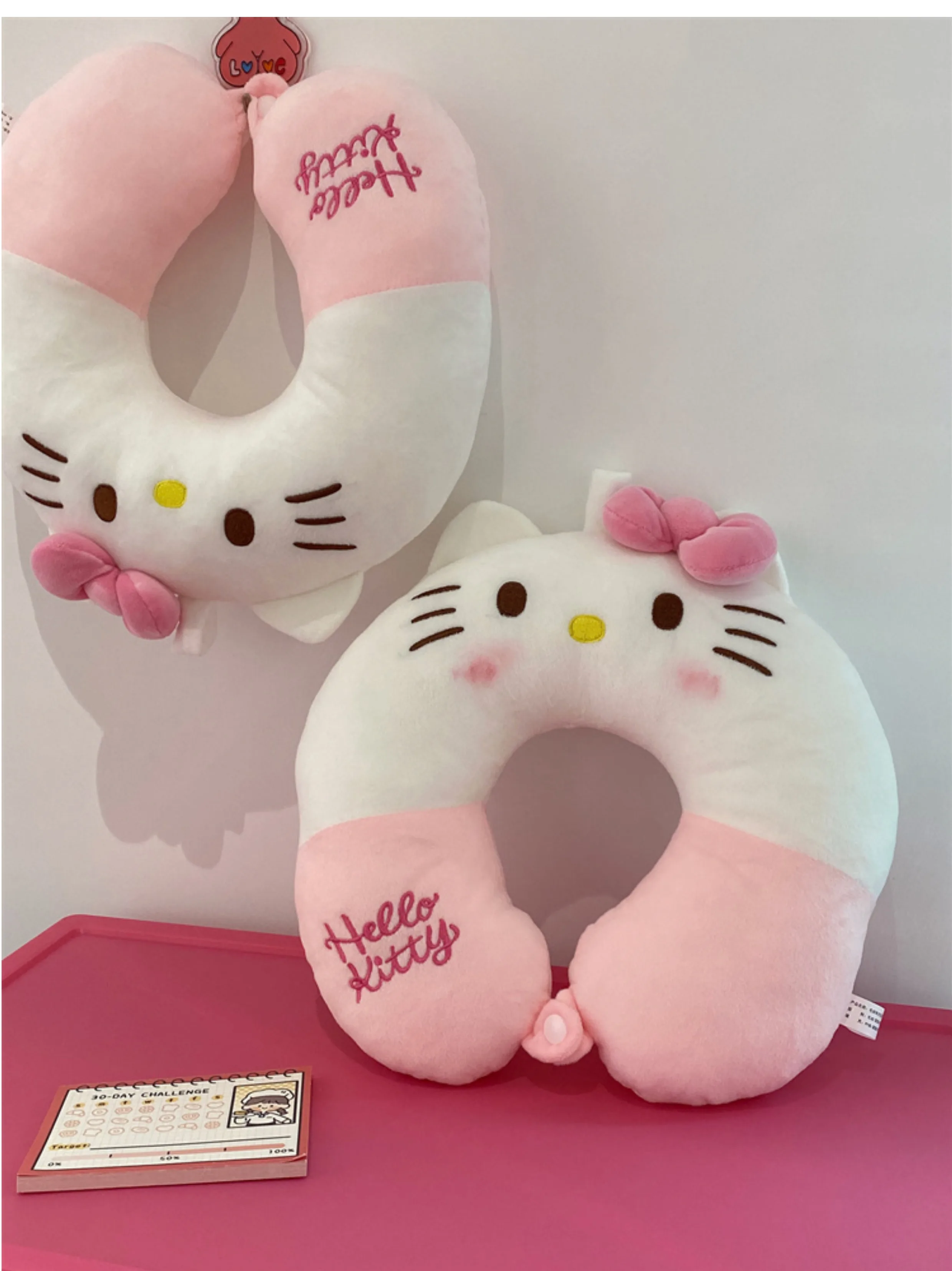 Hellokitty Portable Soft Cute Comfortable Irregular Pillow Gift U-shaped Pillow Protection Pillow For Travel Office Nap Pillow