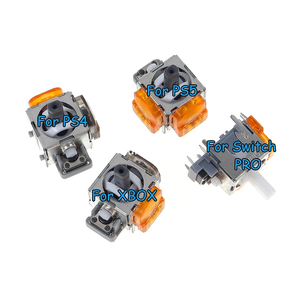 100 قطعة TMR عصا التحكم الكهرومغناطيسية ل PS4 Xbox One Series Switch Pro PS5 تحكم ثلاثية الأبعاد التناظرية الروك Thumbstick tmr عصا التحكم