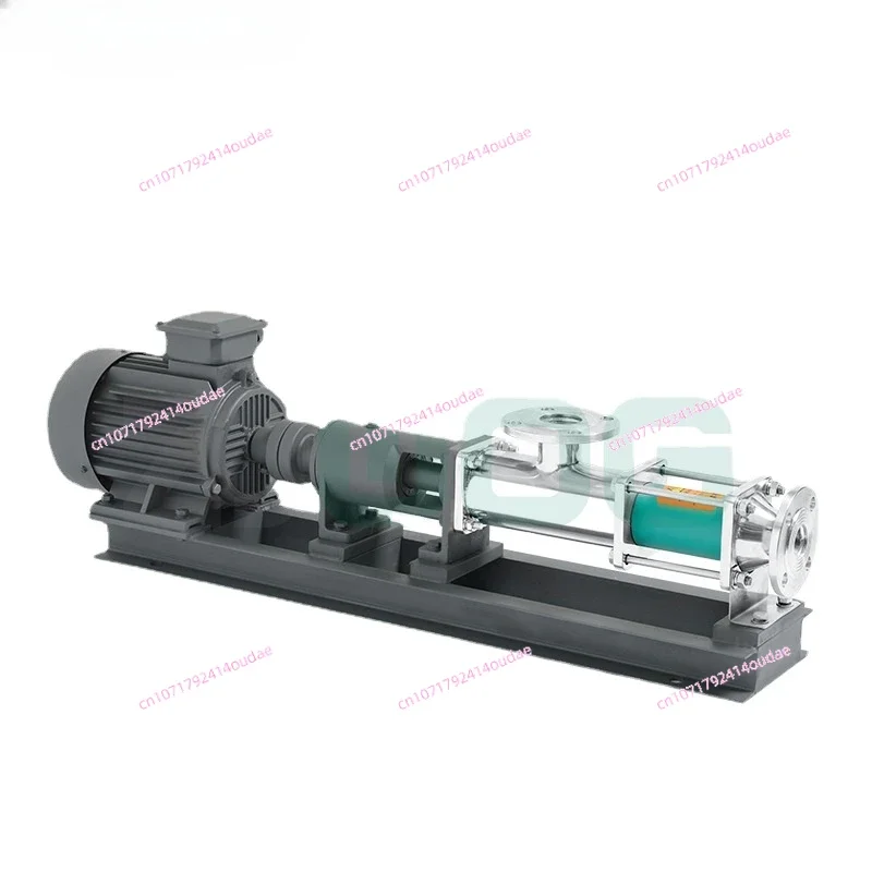 G-Type Screw Stainless Steel Screw Pump Electric Rotor Pump Filter Press Feed Pump Sewage Treatment Equipment Original