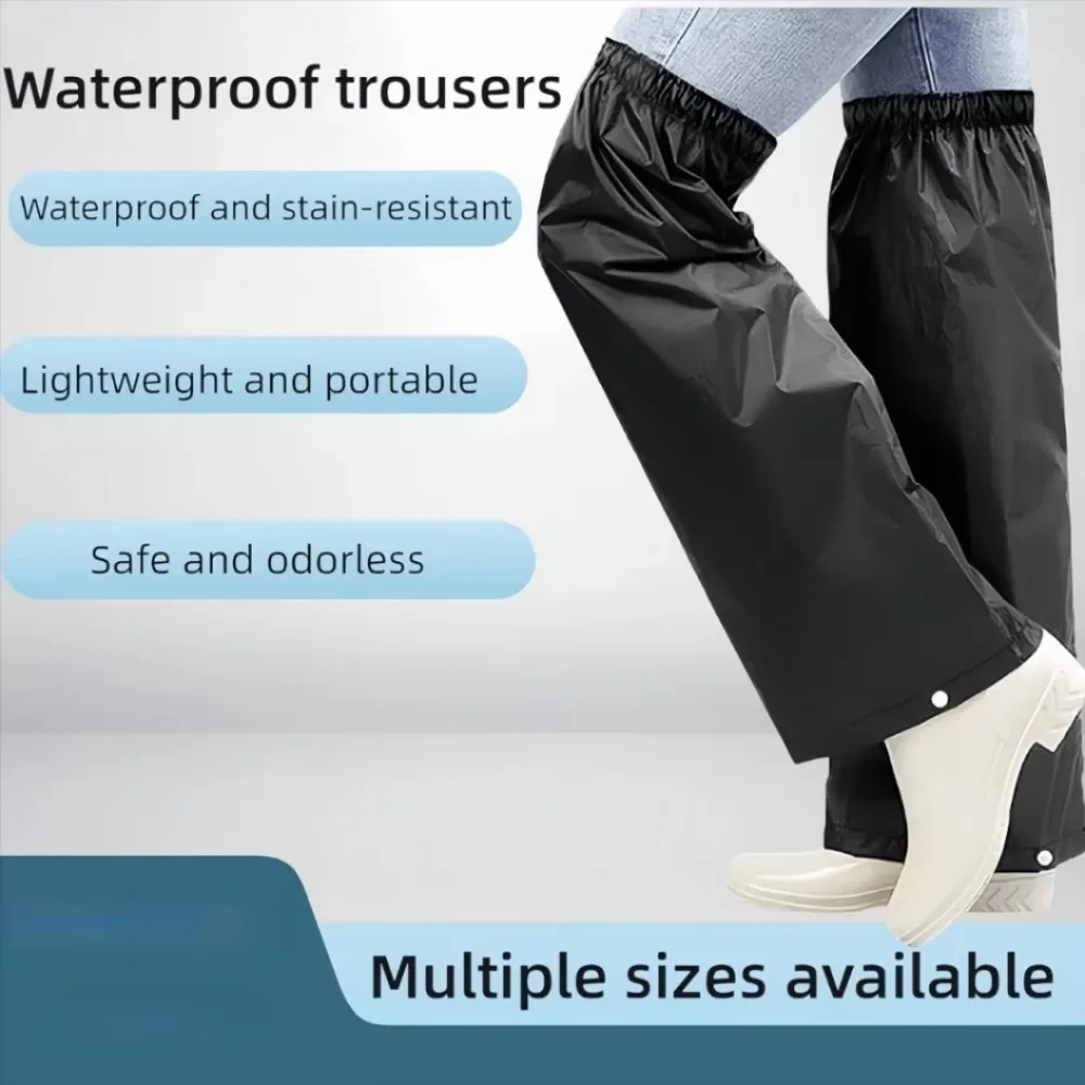Windproof Waterproof Oil Resistant Leg Sleeves Unisex Cycling Hiking Leg Warmers Outdoor Travel Protective Gear