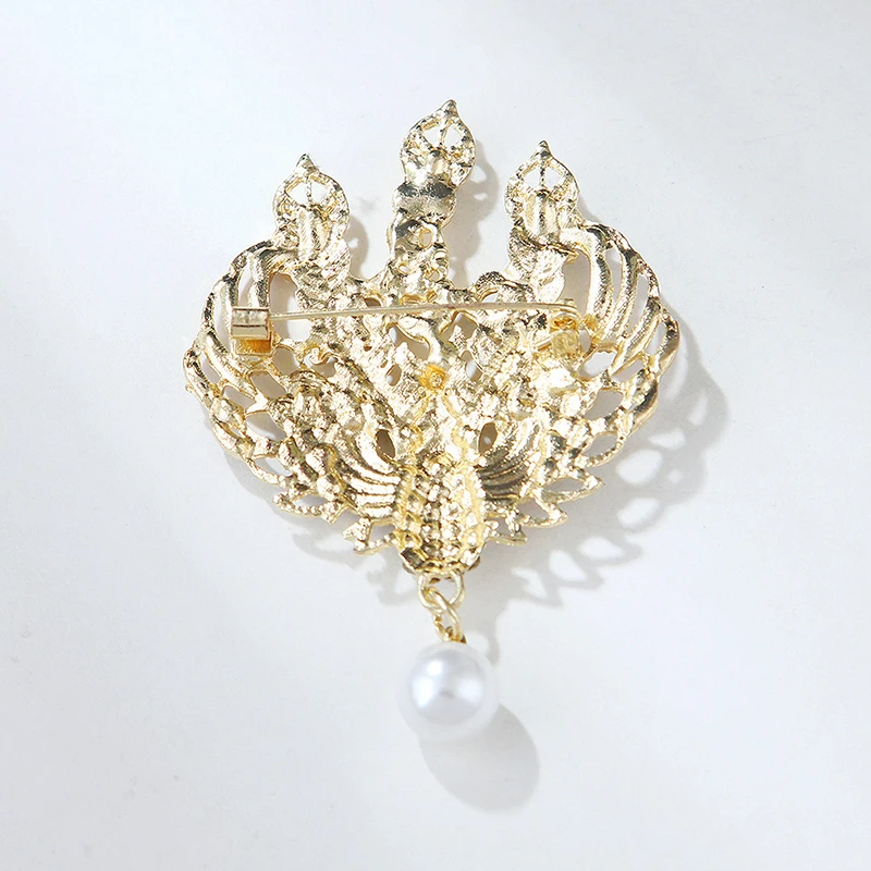 Mode Chinese Stijl Phoenix Parel Broche Voor Vrouwen Kleding Jas Sieraden Accessries Geschenken