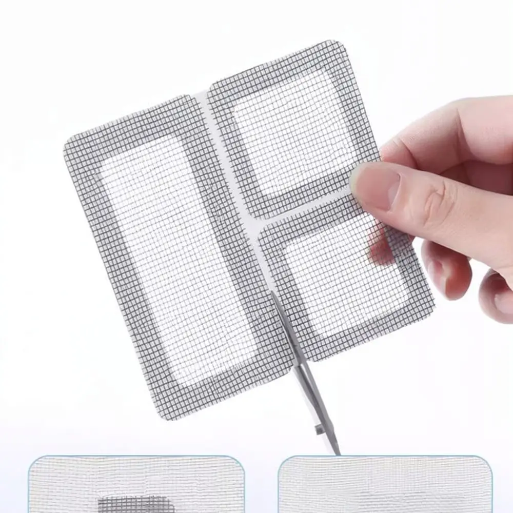 Repair Patch For Window Screen Mesh Adhesive Tape Door Drain Hole Cover Anti Mosquito Net Sealing Tool Accessory