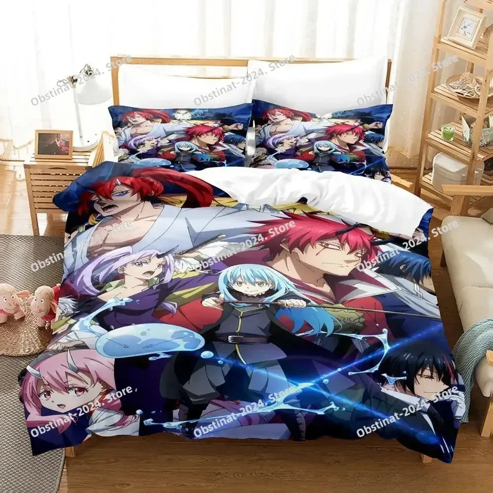 

That time i got reincarnated as a slime Bedding Set Single Twin Full Queen King Size Bed Set Adult Kid Bedroom Duvet cover Sets