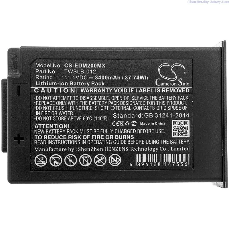 Imagem -03 - Cameron Sino 2600mah 3400mah Paciente Monitor Bateria Twslb012 para Edan Im12 Im20