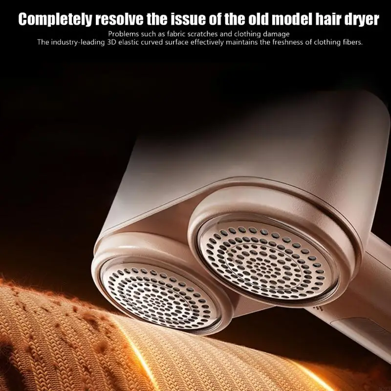 

2025 New 3 Speed Rechargeable Fabric Shaver Double Head Fabric Remover Electric Portable Sweater Shaver for Clothes Sofa