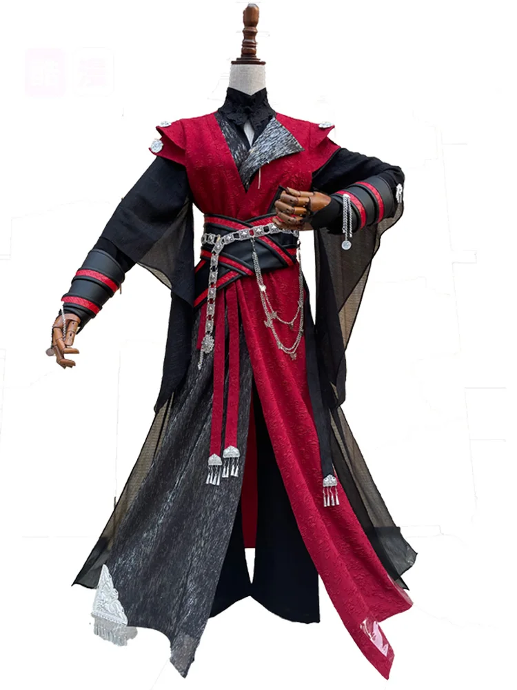 Heaven Officials Blessing Hua Cheng Cosplay Costume Ghost King Huacheng Outfit Stage Wear Hallowmas Tian Guan Ci Fu Role Play