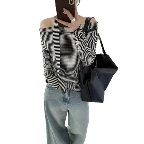 8 best sales कोल्ड शोल्डर टॉप - №4