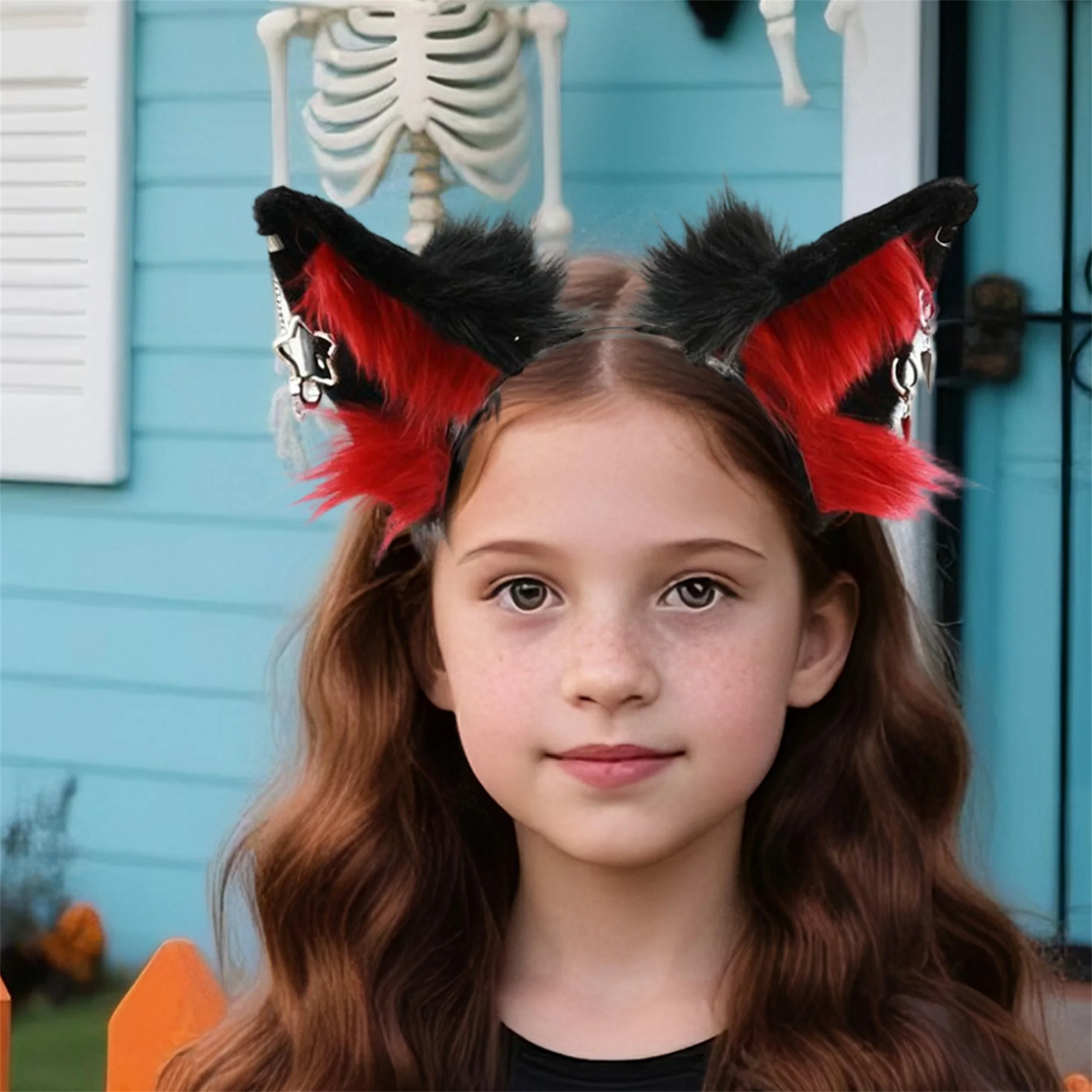 Bandeau en corne de licorne pour enfants, avec oreilles et fleurs scintillantes, pour déguisement magique d'halloween, déguisement de fête et Cosplay