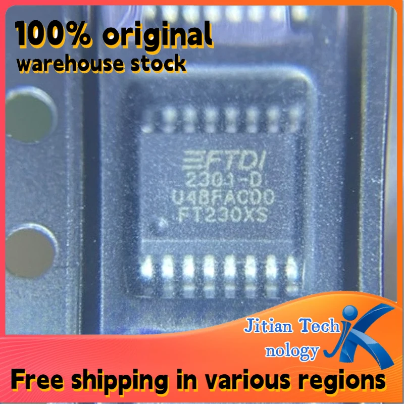 1 Uds. Componente electrónico de alta calidad FT230XS-R con logotipo FT230XS SSOP-16, 100% nuevo