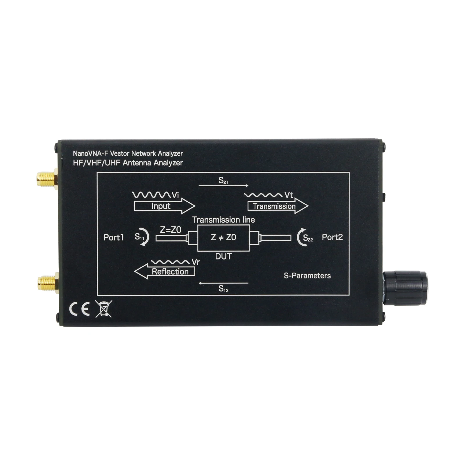 NEW DeepVNA 101 10K-1.5GHz Vector Network Analyzer HF VHF UHF SWR Meter Upgraded From NanoVNA-F for Test Instruments