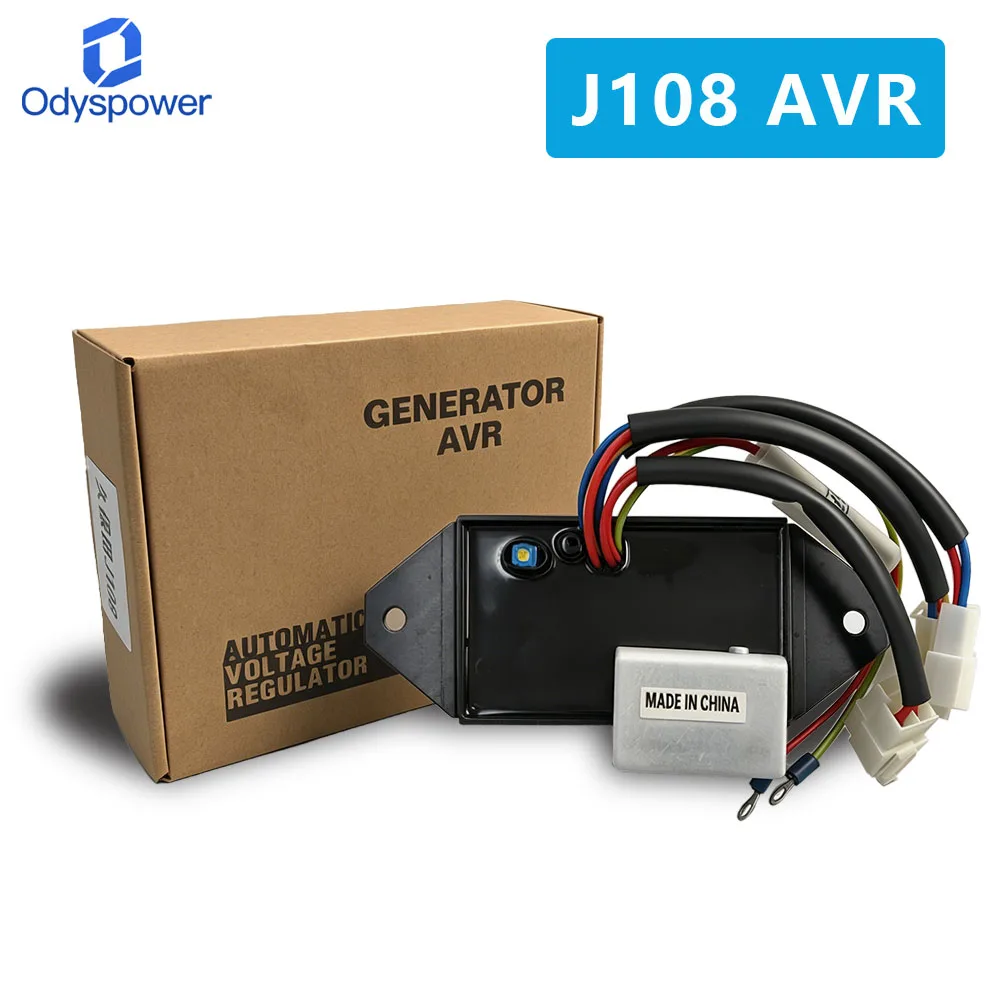 J108 AVR 220V Single Phase Automatic Voltage Regulator for Kubota Generator J315 380V