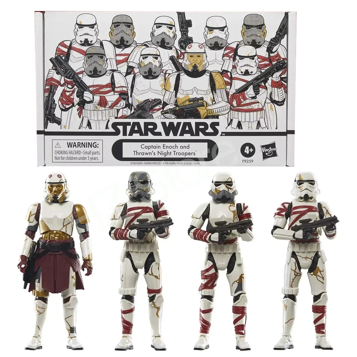 Hasbro STAR WARS The Vintage Collection Captain Enoch & Thrawn’s Night Troopers, Ahsoka 3.75 Inch Action Figure 4-Pack F9259