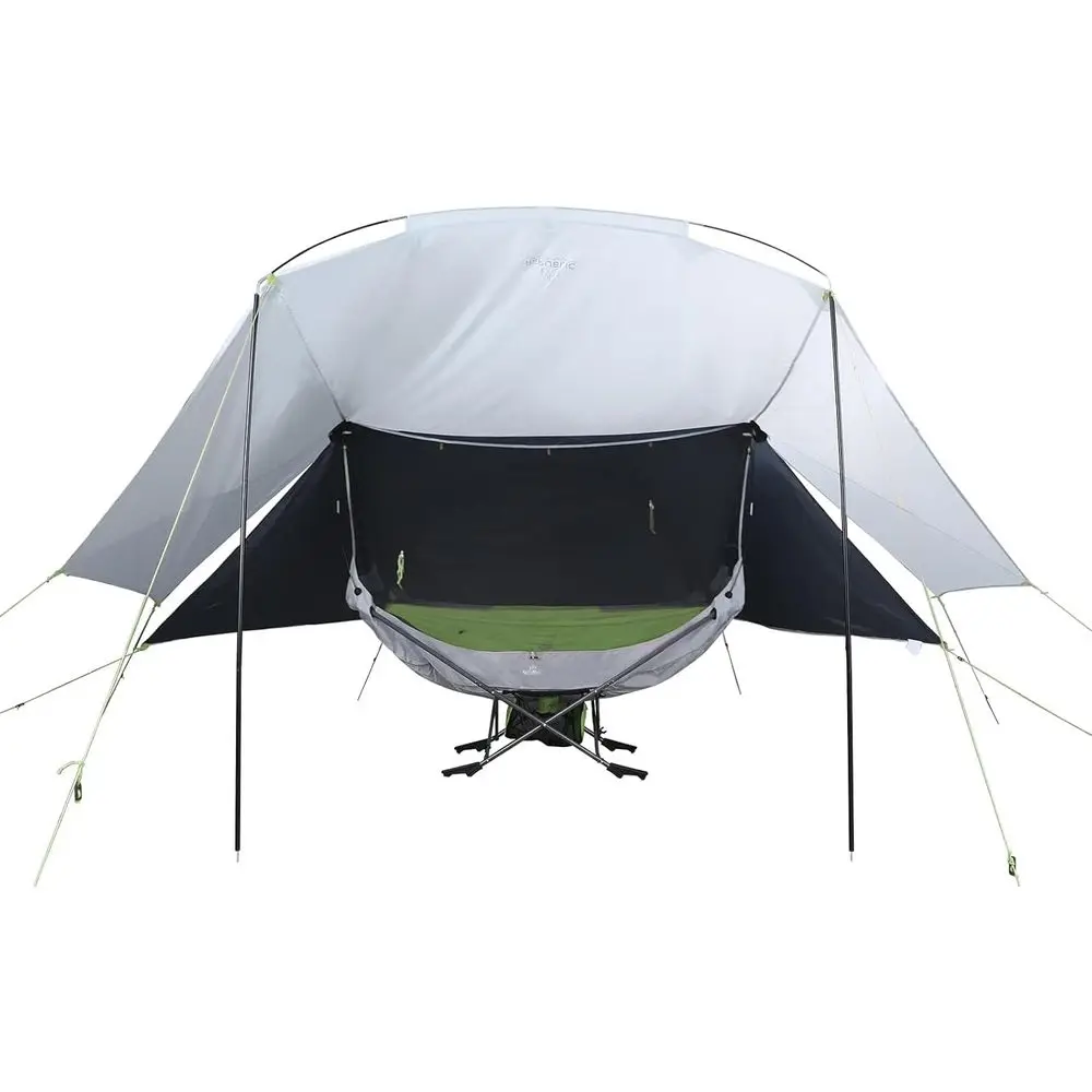 

Портативный гамак с подставкой, компактный складной гамак в рамке с сеткой от насекомых и брезентом для парка, заднего двора, сада, кемпинга, пешего туризма, M