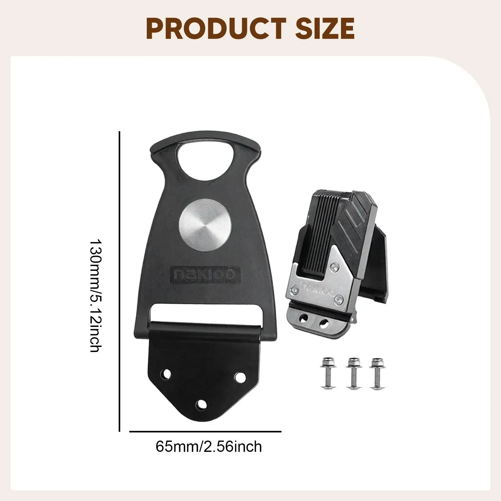 Belt Clip for Tool Pouch Replacement Flexible Waist Hanging Convenient Portable Practical Waist Pouch Rotating Fastener Tool