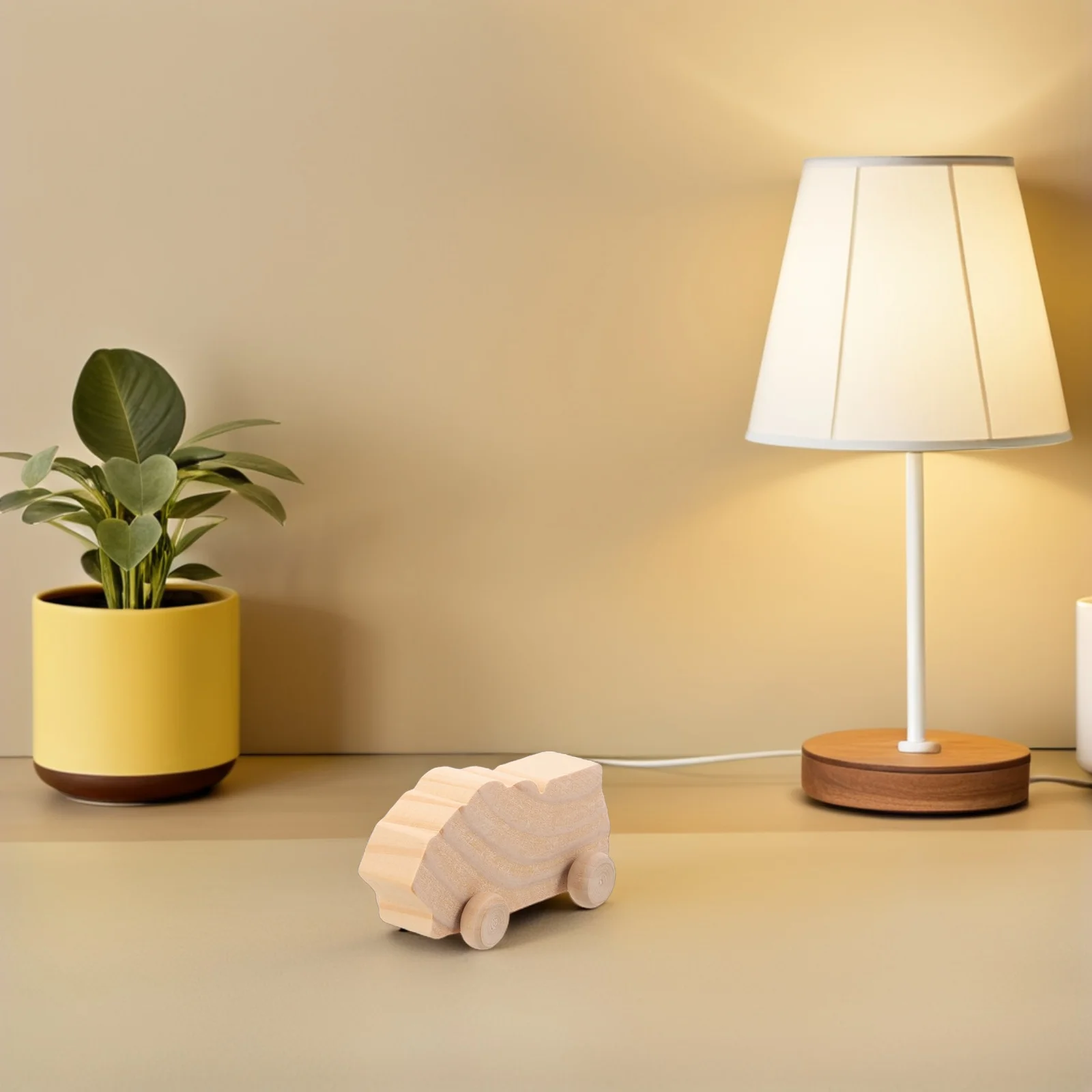 

6pcs Wooden Graffiti Unpainted Diy Race Paintable Wood Sports Car Craft Kit Mini Vintage Cars Kids Party