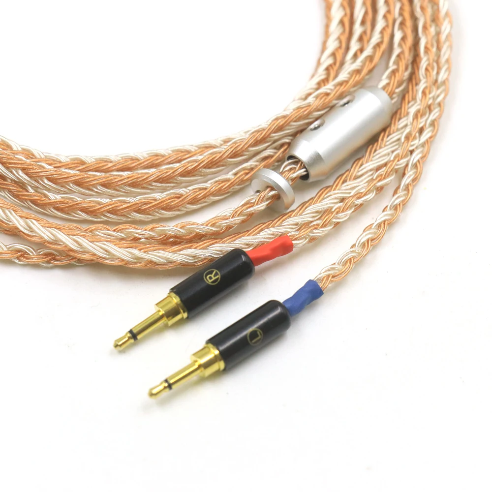 16 Core ชุบเงินผสม Braided หูฟังสายอัพเกรด forSonus Faber PRYMA Sivga Oriole SV021 1MORE H1707 Monolith M1060C