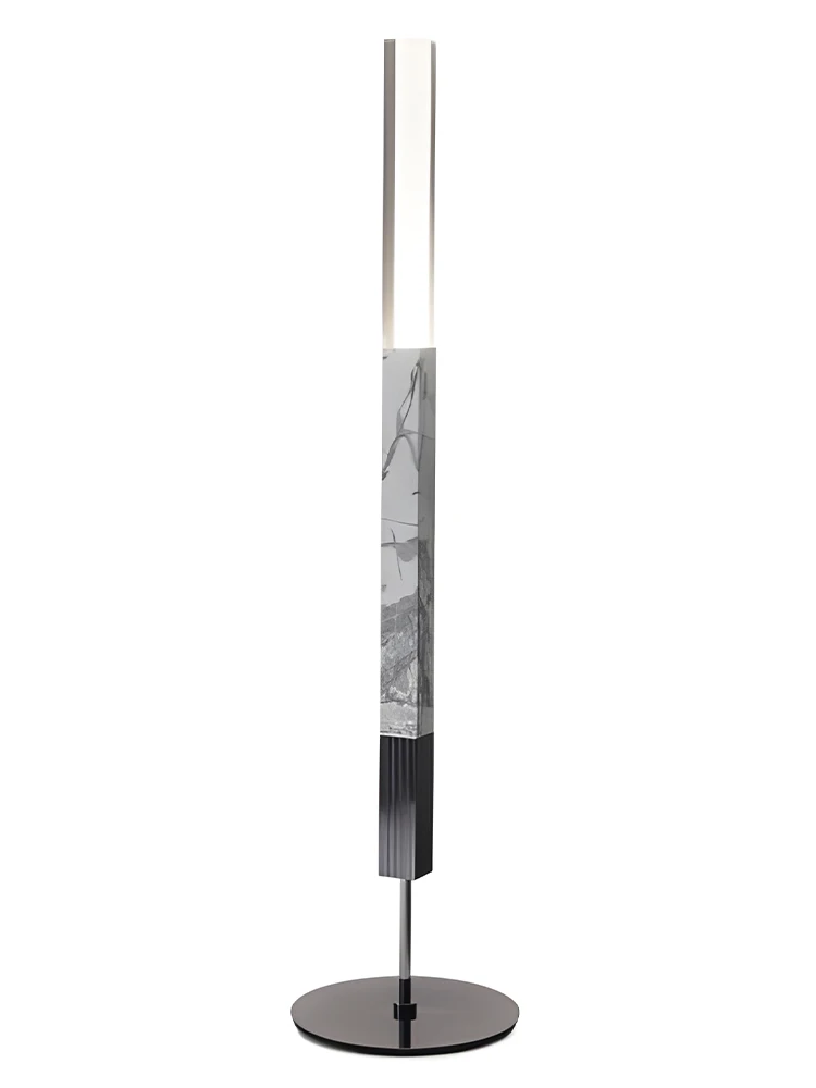 Floor lamp light luxury living room bedroom natural marble standing lamp