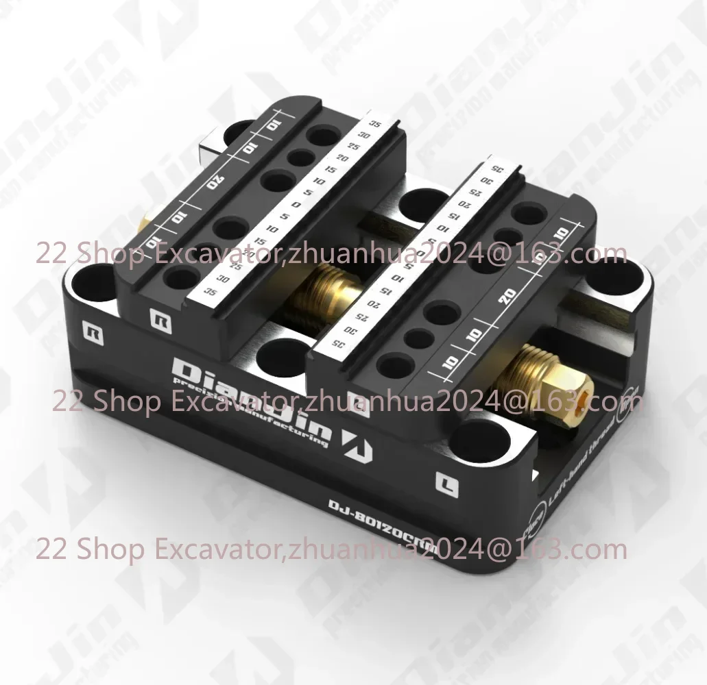 4-5 Axis Fixture Self-centering Vise Positive Paired with Zero Point Quick Change Four Axis L-block Bridge Board